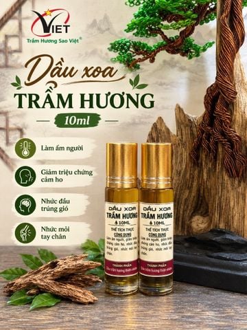 Dầu Xoa Trầm Hương Cao Cấp 10ML