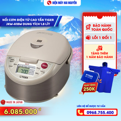 Nồi cơm điện tử cao tần Tiger 2 trong 1 JKW-A18W - Dung tích 1.8L
