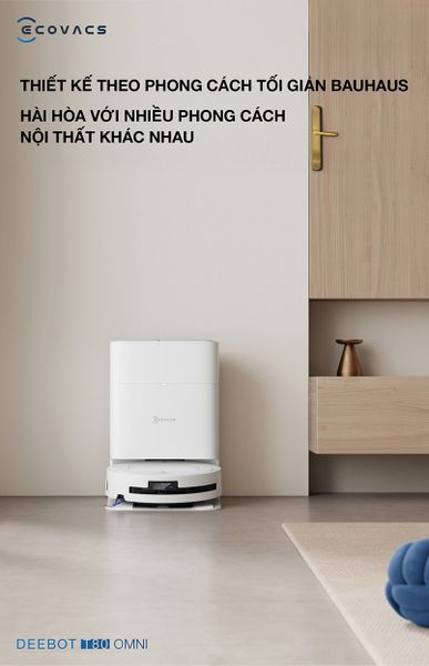 Robot hút bụi lau nhà Ecovacs T80 Omni