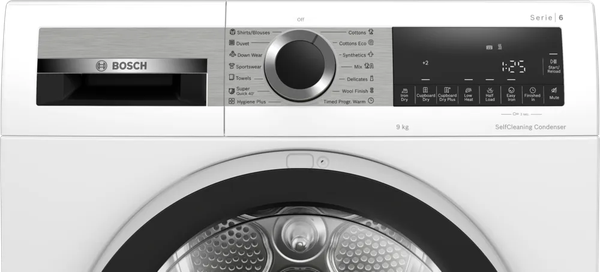 MÁY SẤY BOSCH SERIE 6 WQG24570SG HEATPUMP 9KG