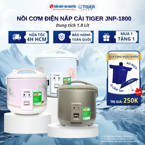 Nồi cơm điện nắp gài Tiger JNP-1800 1.8 lít