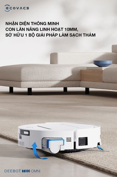 Robot hút bụi lau nhà Ecovacs T80 Omni