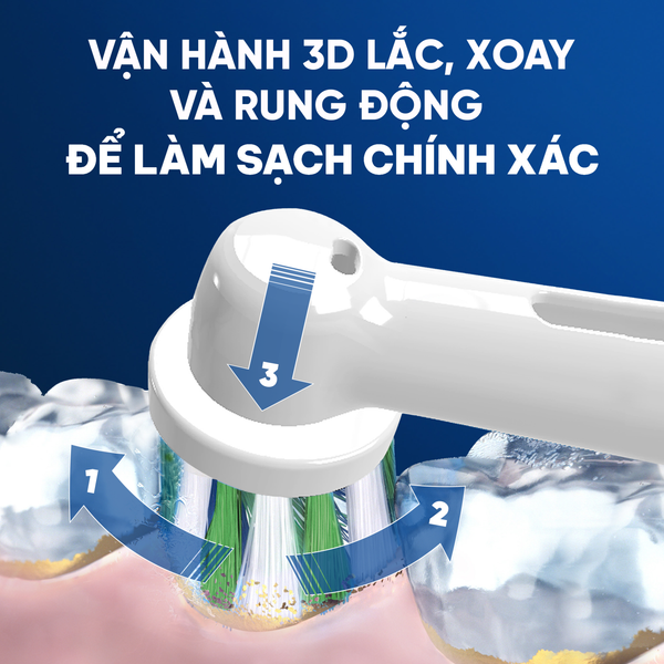 Bàn chải đánh răng điện Oral-B Pro 500 Deep Clean D16.513