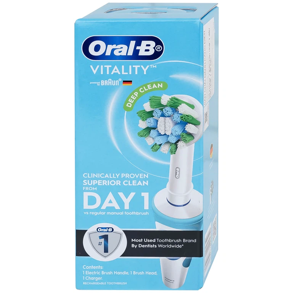 Bàn chải đánh răng điện Oral-B Vitality Everyday Clean D12.513