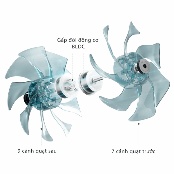 QUẠT TUẦN HOÀN TOSHIBA F-DSC80XVN(W)