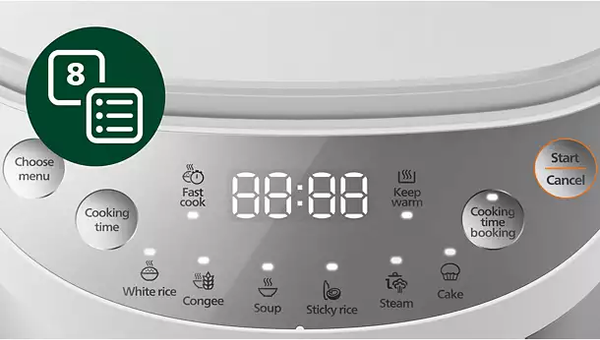 Nồi cơm điện mini Philips 0,85 lít HD3170/66