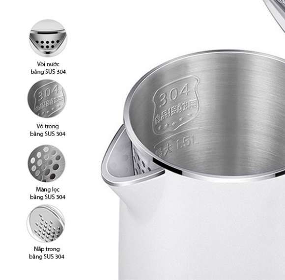 BÌNH ĐUN SIÊU TỐC TOSHIBA KT-15DS1PV