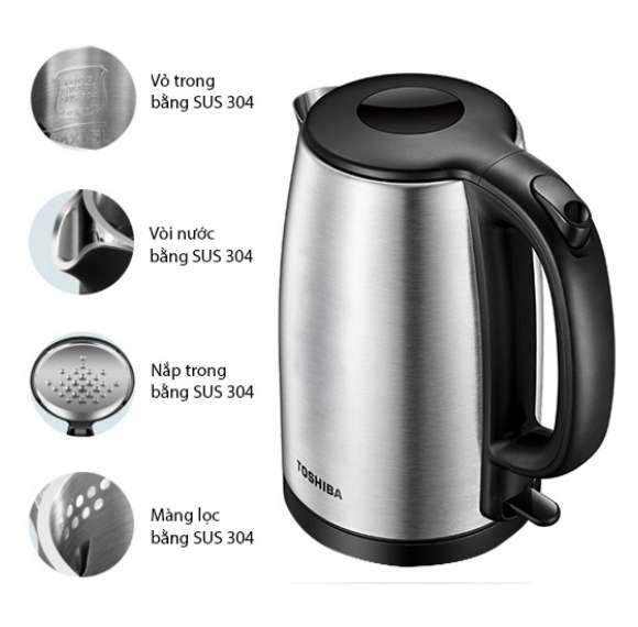 Bình đun siêu tốc TOSHIBA KT-17SH2NV