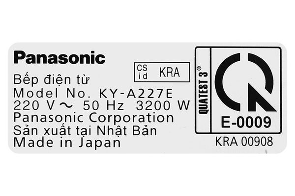 Bếp từ đôi PANASONIC KY-A227EKRA