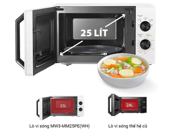 Lò vi sóng Toshiba MW3-MM25PE(WH) 25 lít