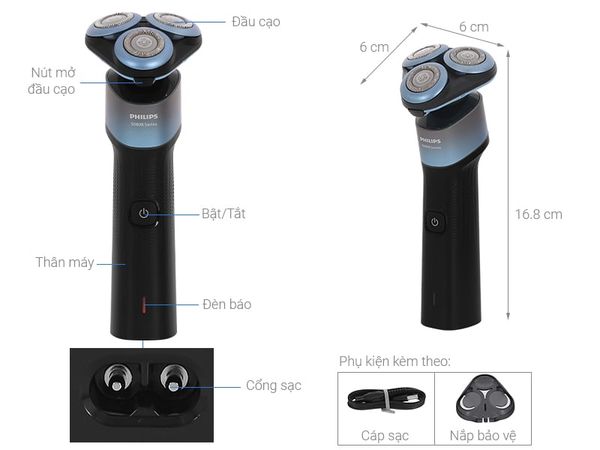 Máy cạo râu khô và ướt Philips X5006/00