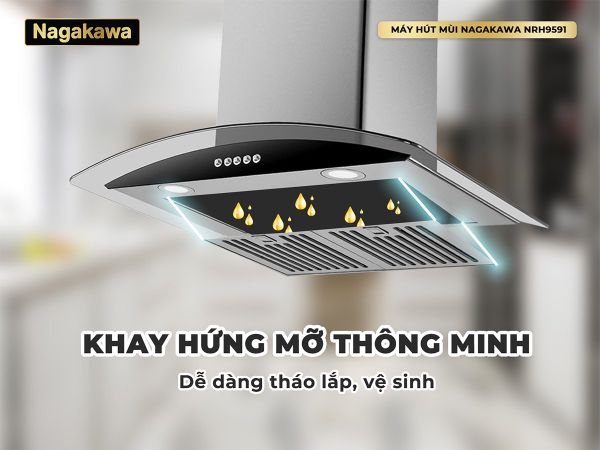 Máy hút mùi Nagakawa NRH9591
