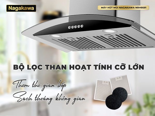 Máy hút mùi Nagakawa NRH9591