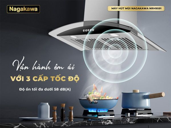 Máy hút mùi Nagakawa NRH9591