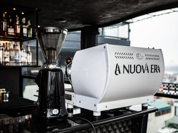 Máy pha cà phê La Nuova Era Altea Limited Wood All White 2 Group
