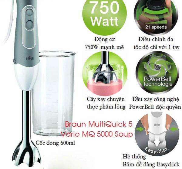 Máy xay sinh tố Braun MQ5000