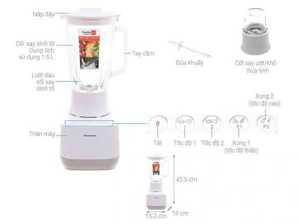 Máy xay sinh tố Panasonic MX-MP5151WRA