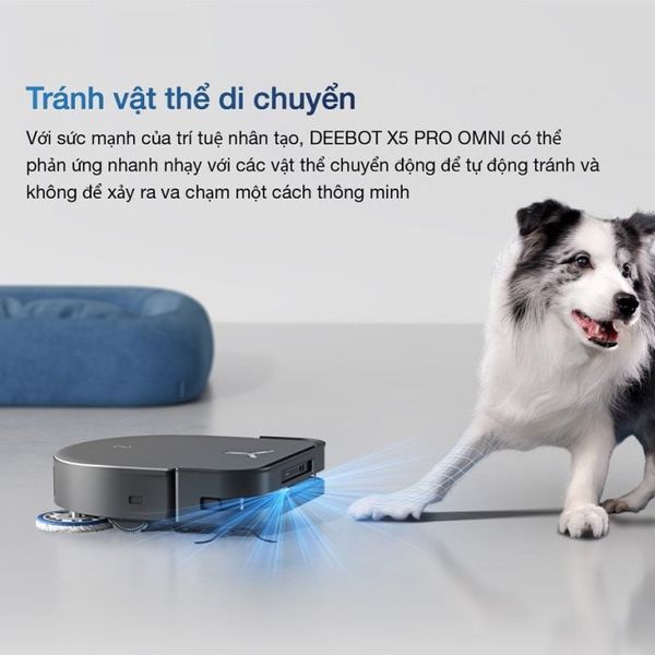 Robot hút bụi lau nhà ECOVACS DEEBOT X5 PRO OMNI