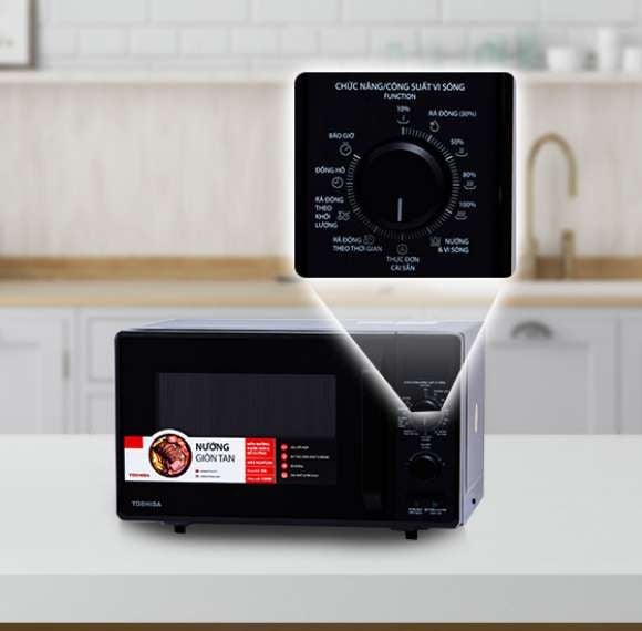 LÒ VI SÓNG TOSHIBA MW2-AG24PC(BK)