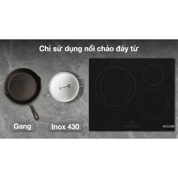 BẾP TỪ 3 VÙNG NẤU BOSCH PUJ61RBB5E