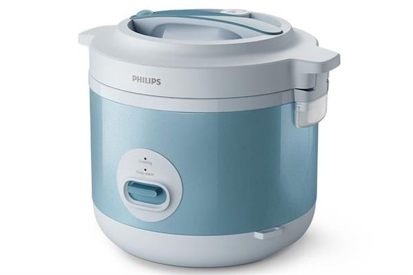 Nồi cơm điện Philips HD3008/32 màu xanh