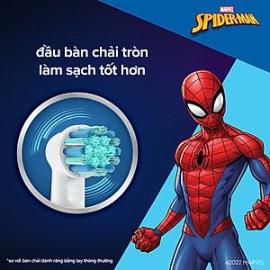 Bàn chải đánh răng điện trẻ em Oral-B Vitality D12 Spiderman