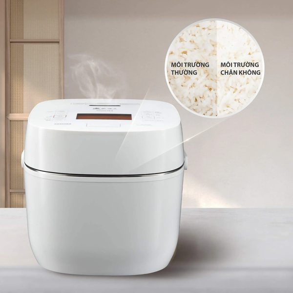 NỒI CƠM CAO TẦN ÁP SUẤT CHÂN KHÔNG TOSHIBA RC-18VXWVN(W)
