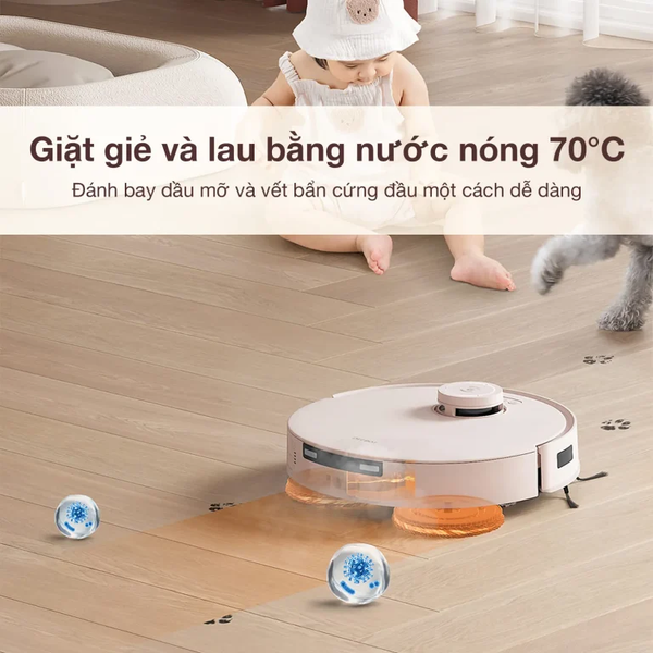 Robot hút bụi lau nhà Ecovacs T30 Pro Omni