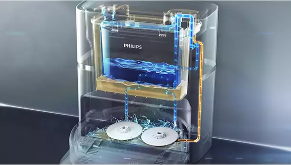 Robot hút bụi và lau nhà HomeRun Philips Series 6000 XU6500/82