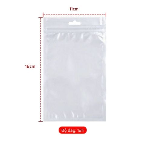 Túi Zip Ngọc Trai 11x18cm