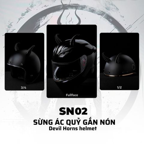 SỪNG ÁC QUỶ GẮN NÓN SN02