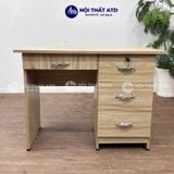  Bàn Làm Việc Gỗ Ván Ép 4 Hộc Kéo Dành Cho Văn Phòng 