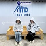  Giường gấp gọn gỗ còng tự nhiên màu vàng nhạt 
