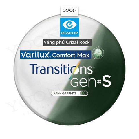 Đa Tròng Đánh Essilor Varilux Comfort Max - Váng Phủ Crizal Rock