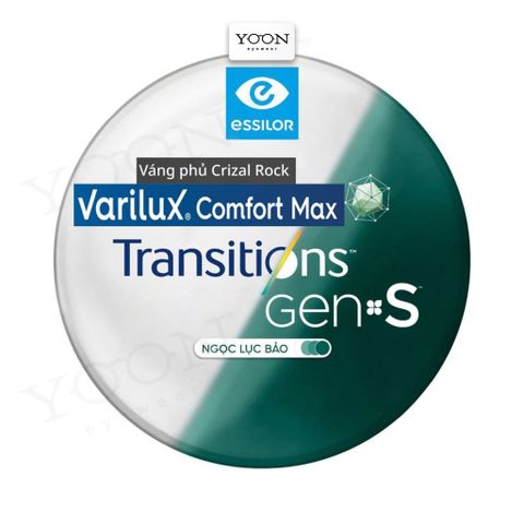 Đa Tròng Đánh Essilor Varilux Comfort Max - Váng Phủ Crizal Rock