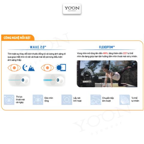 Đa Tròng Đánh Essilor Varilux Comfort Max - Váng Phủ Crizal Rock