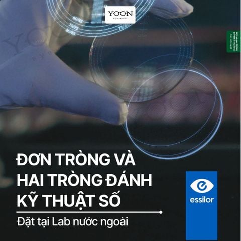 Đơn Tròng Đánh Kỹ Thuật Số Essilor - Váng Phủ Crizal Rock