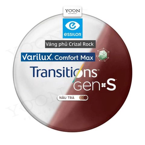 Đa Tròng Đánh Essilor Varilux Comfort Max - Váng Phủ Crizal Rock