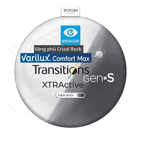 Đa Tròng Đánh Essilor Varilux Comfort Max - Váng Phủ Crizal Rock