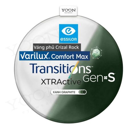 Đa Tròng Đánh Essilor Varilux Comfort Max - Váng Phủ Crizal Rock