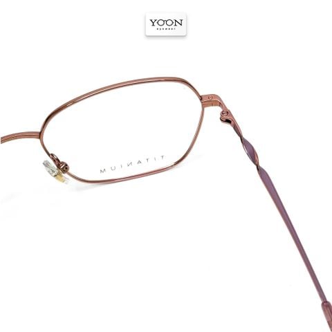 Gọng Kính Chữ Nhật Đa Giác Nữ Titanium - ExFash EF75287T