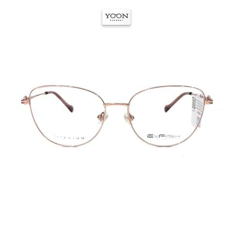 Gọng Kính Mắt Mèo Nữ Titanium - ExFash EF75295T