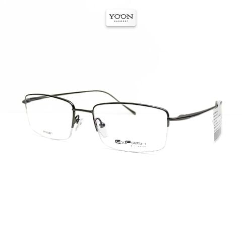 Gọng Kính Nửa Viền Sợi Cước Unisex Titanium - ExFash EF83287T