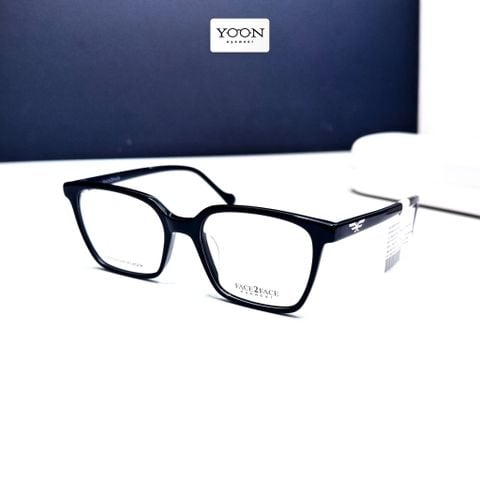 Gọng Kính Vuông Unisex Nhựa - Face2Face F13005