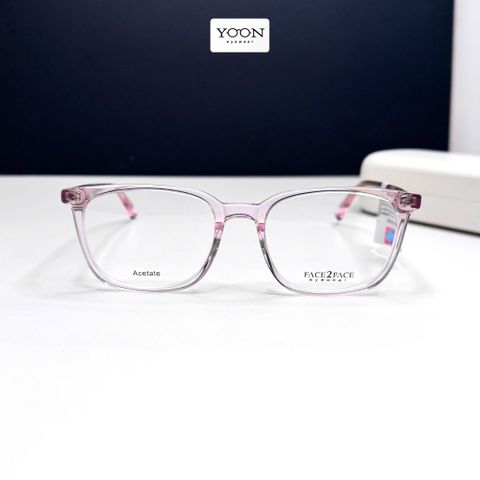 Gọng Kính Chữ Nhật Unisex Nhựa - Face2Face F14450