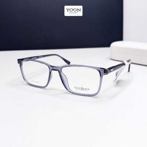 Gọng Kính Chữ Nhật Unisex Nhựa - Face2Face F15437
