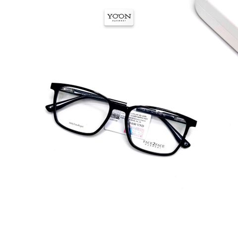 Gọng Kính Chữ Nhật Unisex Nhựa - Face2Face F15438