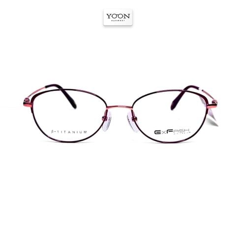 Gọng Kính Oval Nữ Titanium - ExFash EF34253T