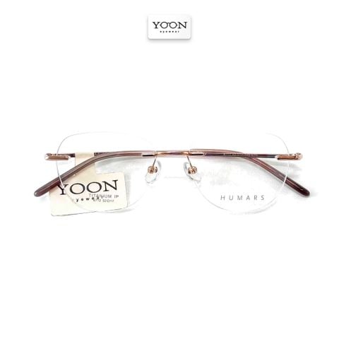 Gọng Kính Khoan Unisex Titanium - Yoon 8712 Y381