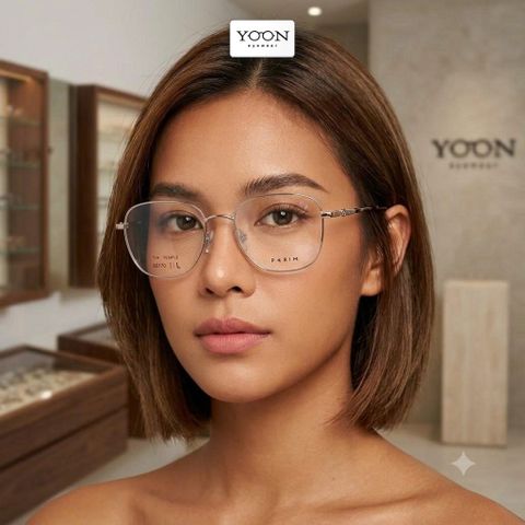 Gọng Kính Lục Giác Nữ Titanium - Parim 85170